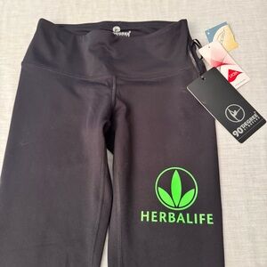 NEW! 90 DEGREE by REFLEX Women’s Yoga Pants Size XS Herbal Life Logo PW71001